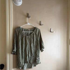 Faherty Women’s Green Floral Top